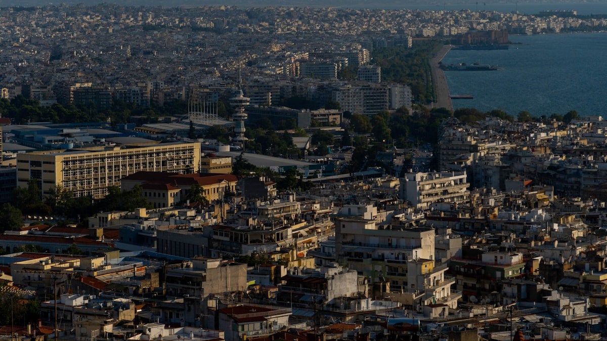 a view of a city and a body of water